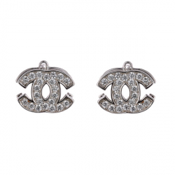 Серьги из серебра с кубическими циркониями 5570002130609 Серьги пусеты (Ag 925)