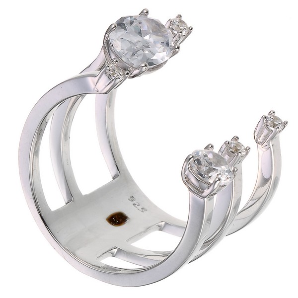 Кольцо из серебра с кубическим цирконием  5570008090205 Кольцо (Ag 925)