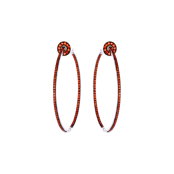 Серьги из серебра с кубическим цирконием 2260005097403 Серьги (Ag 925)
