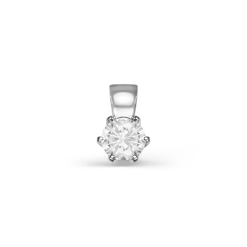 Подвеска из серебра с фианитом с034474 Подвеска (Ag 925)