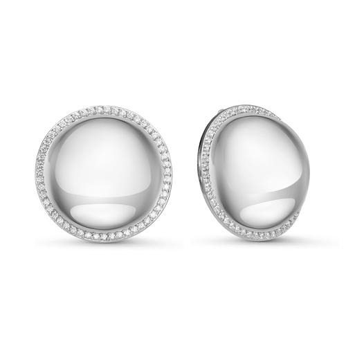 Серьги из серебра с фианитами  с126883 Серьги (Ag 925)
