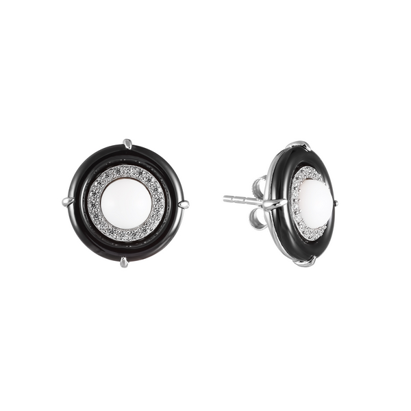 Серьги из серебра пусеты 9050005042706 Серьги (Ag 925)