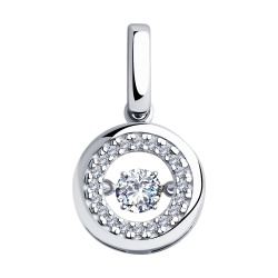 Подвеска из серебра с фианитами SWAROVSKI 89030048 Подвеска (Ag 925)