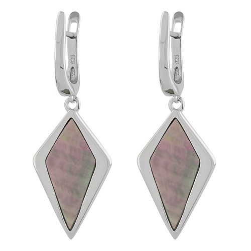 Серьги из серебра с перламутром SE1923 Серьги (Ag 925)
