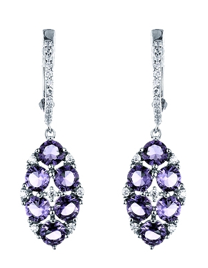 Серьги из серебра с кубическим цирконием 3670009069006 Серьги (Ag 925)