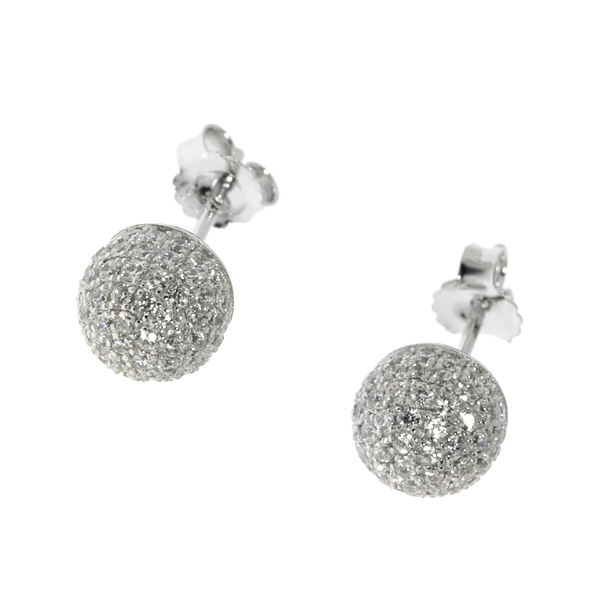 Серьги из серебра с кубическим цирконием 2860004031905 Серьги (Ag 925)