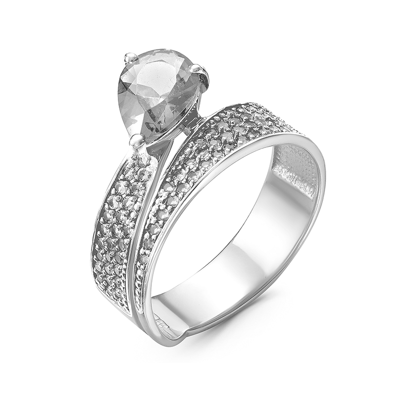Кольцо из серебра с фианитами  с117627 Кольцо (Ag 925)