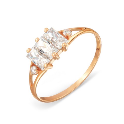 Кольцо из золота с фианитами SWAROVSKI Т102017481 Кольцо (Au 585)