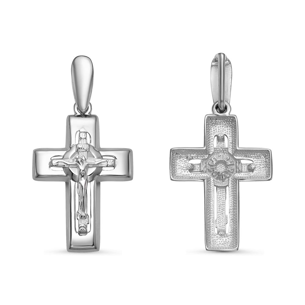 Крест из серебра с080611 Крест (Ag 925)