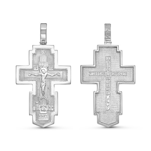 Крест из серебра с080337 Крест (Ag 925)