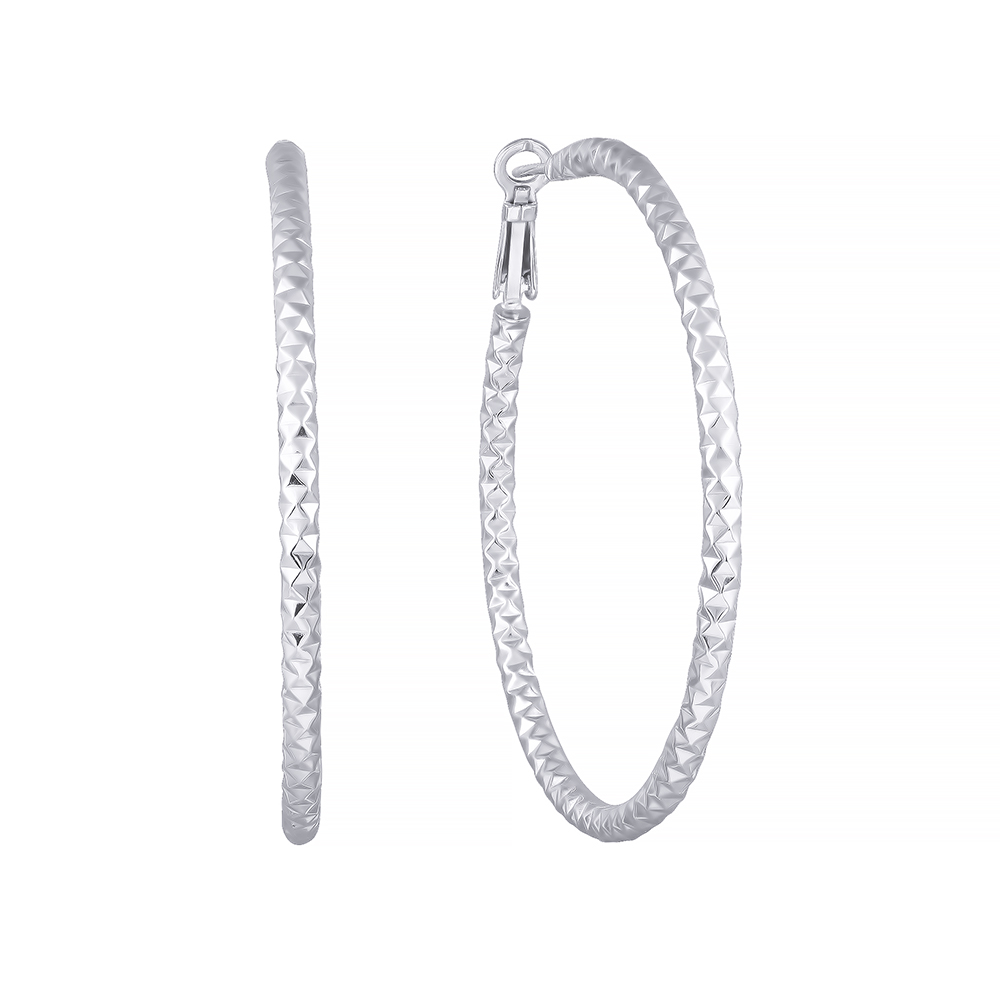 Серьги из серебра конго 1460007073029 Серьги (Ag 925)