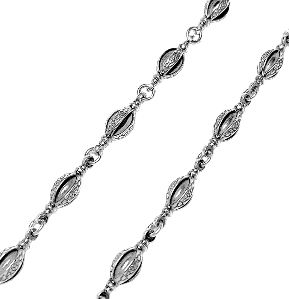 Цепь из серебра с чернением 10502-Ч\50 Цепь (Ag 925)
