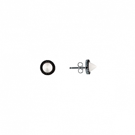 Серьги из серебра пусеты 1870001020714 Серьги (Ag 925)