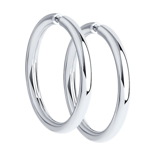 Серьги из серебра конго 94140041 Серьги (Ag 925)