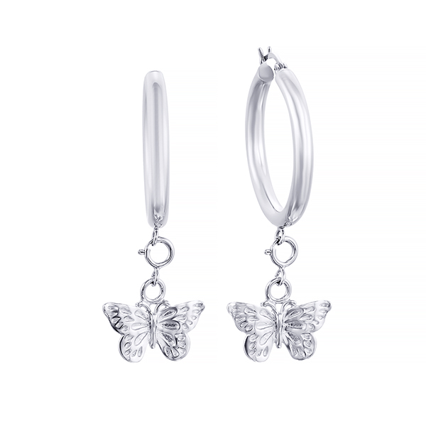 Серьги из серебра   1460004050213 Серьги с подвесками (Ag 925)