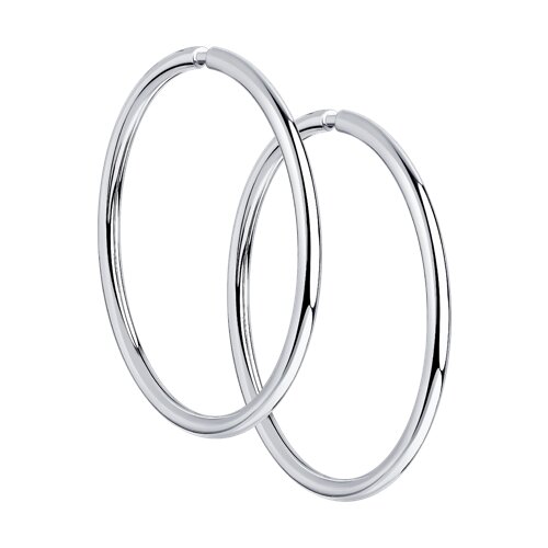 Серьги из серебра конго 94140043 Серьги (Ag 925)
