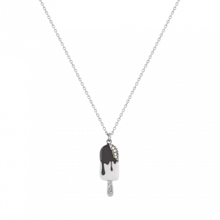 Колье из серебра с эмалью ALE3974-N Колье (Ag 925)