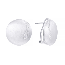 Серьги из серебра с кубическим цирконием 2340007000503 Серьги (Ag 925)