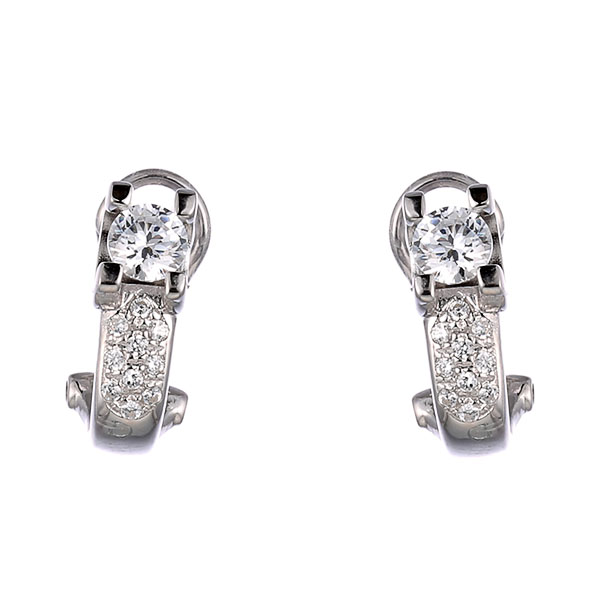 Серьги из серебра с кубическим цирконием 5570002130920 Серьги (Ag 925)