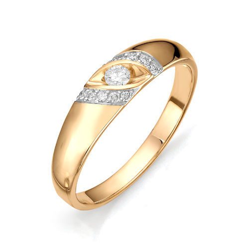 Кольцо из золота c бриллиантами 11665-100 Кольцо (Au 585)