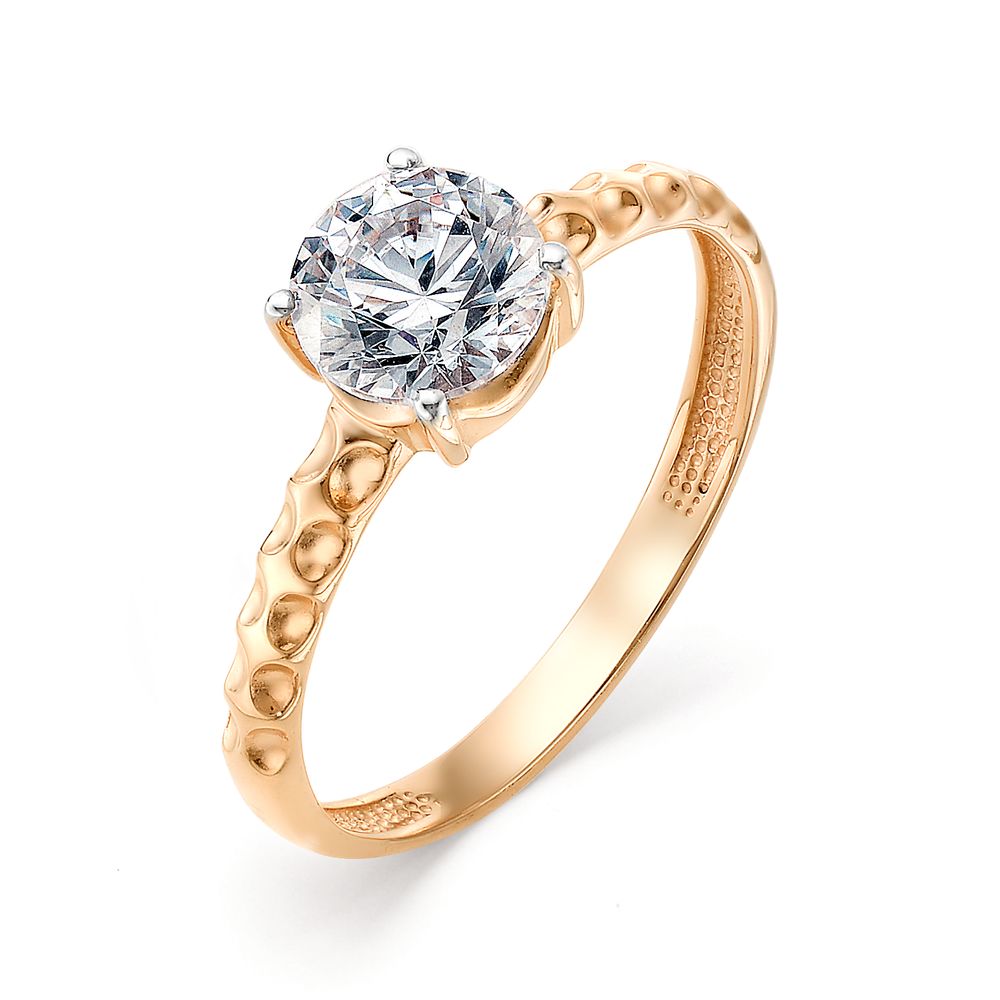 Кольцо из золота c фианитом SWAROVSKI К132-3106Св Кольцо (Au 585)
