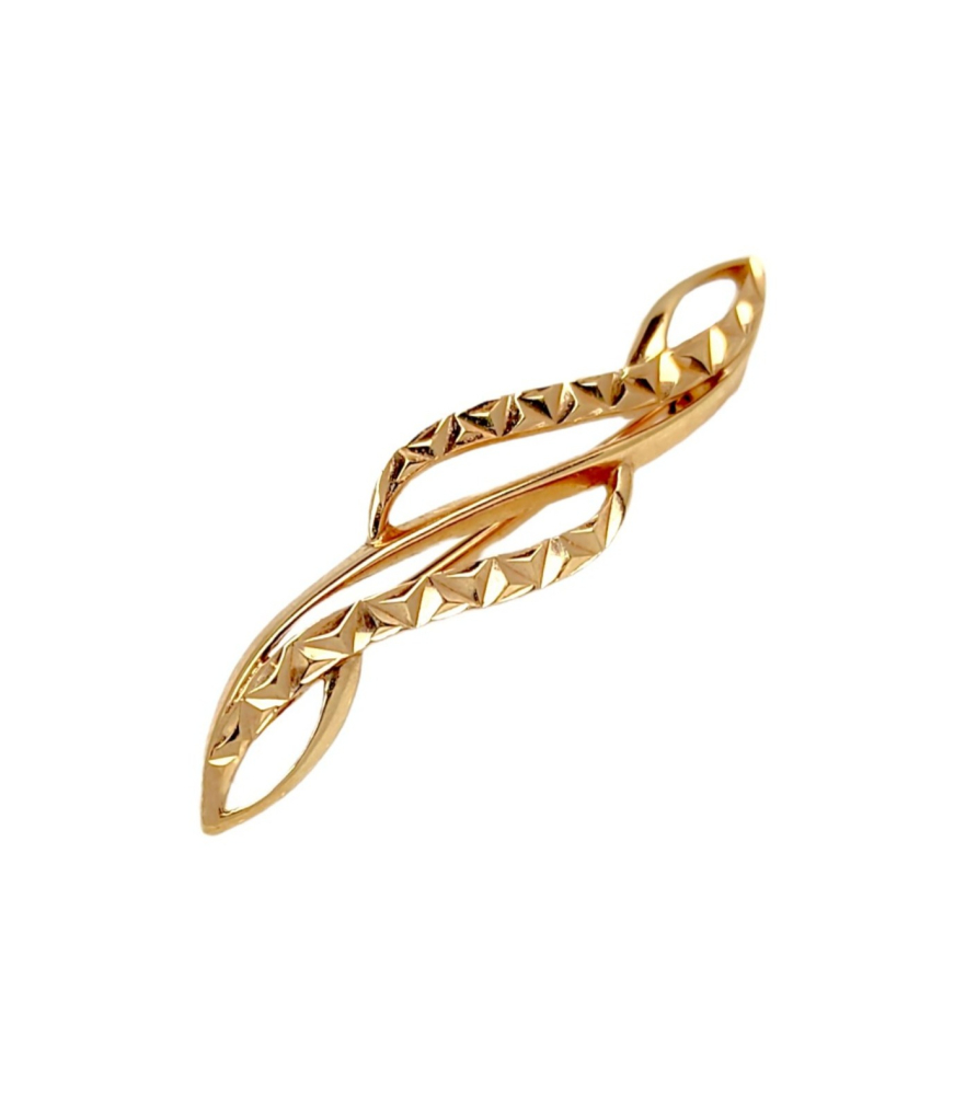 Брошь из золота с алмазной гранью T10069050 Брошь (Au 585)