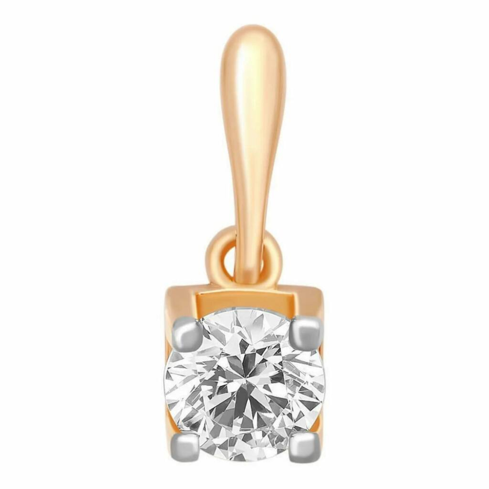 Подвеска из золота с фианитами SWAROVSKI Т142033951 Подвеска (Au 585)