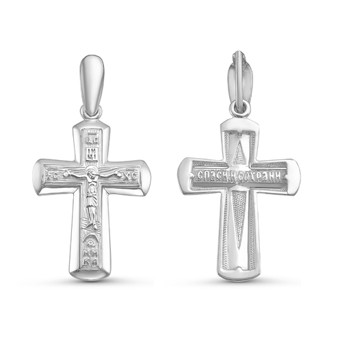 Крест из серебра с080431 Крест (Ag 925)