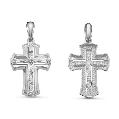 Крест из серебра с080582 Крест (Ag 925)