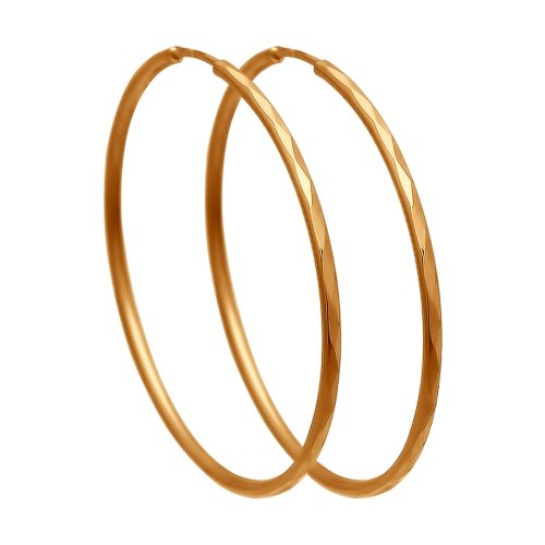 Серьги конго из золота 140008 Серьги (Au 585)