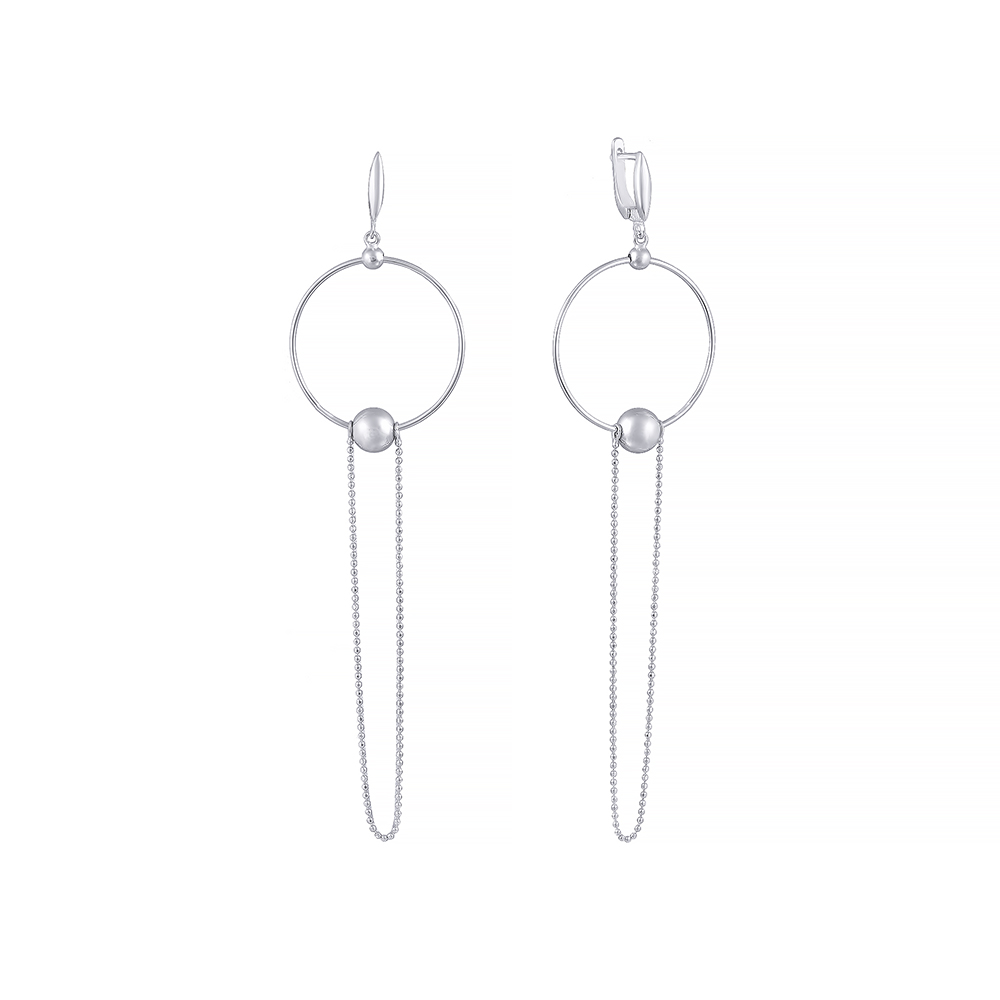 Серьги из серебра   2730003036021 Серьги (Ag 925)