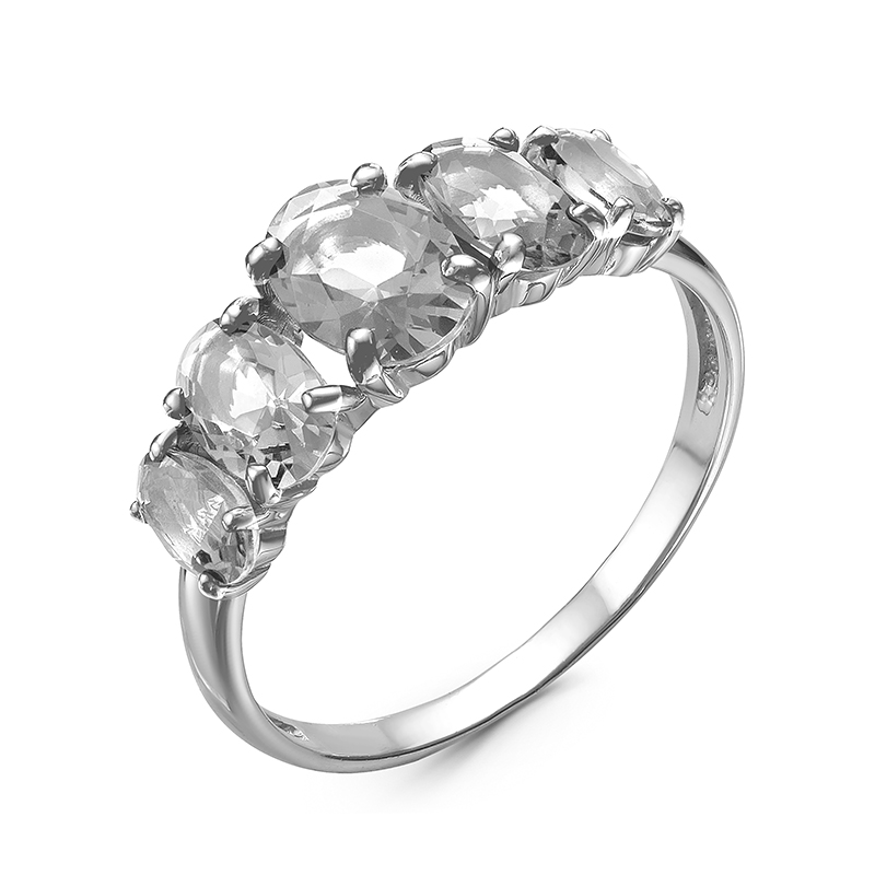 Кольцо из серебра с фианитами  с117621 Кольцо (Ag 925)