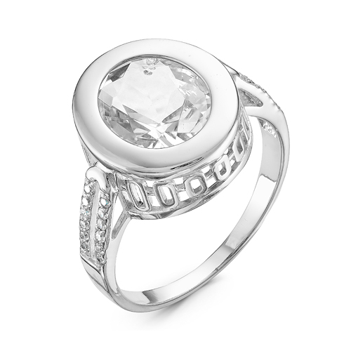 Кольцо из серебра с фианитами  с115630 Кольцо (Ag 925)