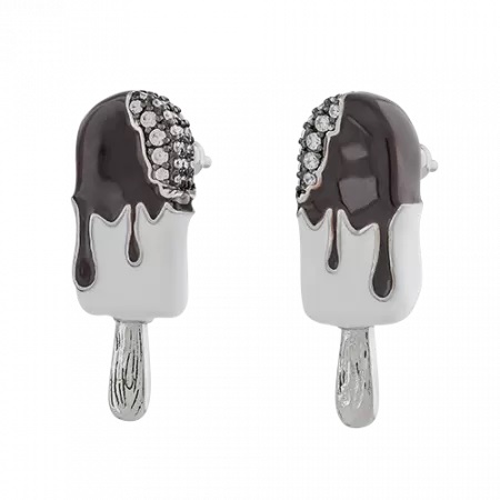 Серьги из серебра пусеты ALE3974 Серьги пусеты (Ag 925)