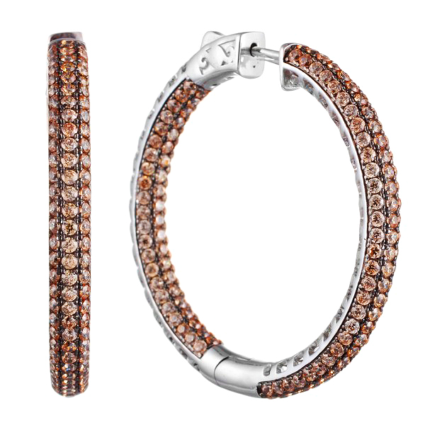 Серьги из серебра с кубическим цирконием 2860013018504 Серьги (Ag 925)