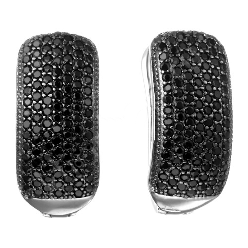 Серьги из серебра с кубическим цирконием 20С139058 Серьги (Ag 925)