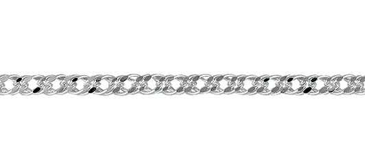 Цепь из серебра РДр 035/55 Цепь (Ag 925)