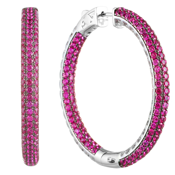 Серьги из серебра конго с кубическим цирконием 2860013019117 Серьги (Ag 925)
