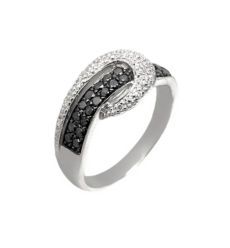 Кольцо из золота c бриллиантами RHIA2389-88YL-W Кольцо (Au 585)