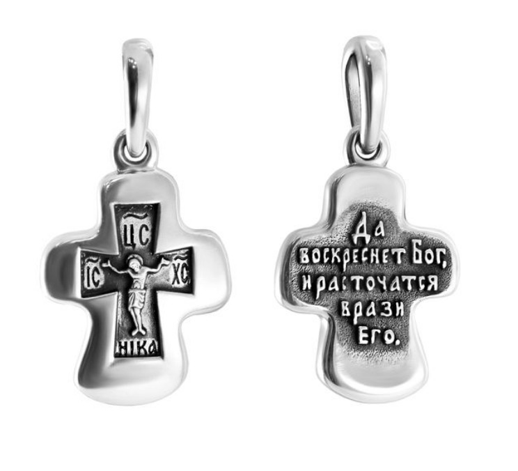 Крест из серебра 886 Крест (Ag 925)