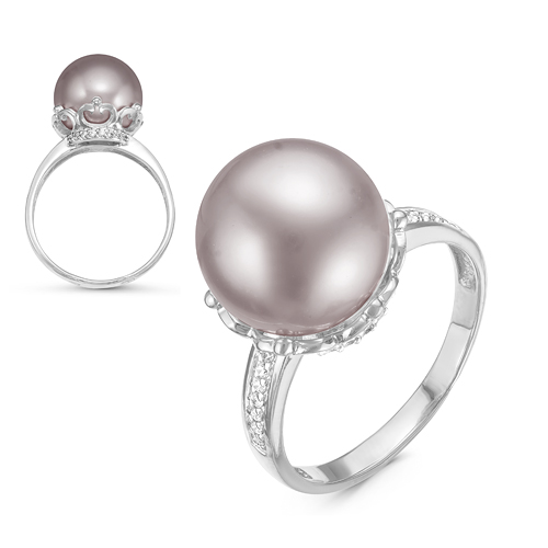 Кольцо из серебра с жемчугом SWAROVSKI с116780 Кольцо (Ag 925)