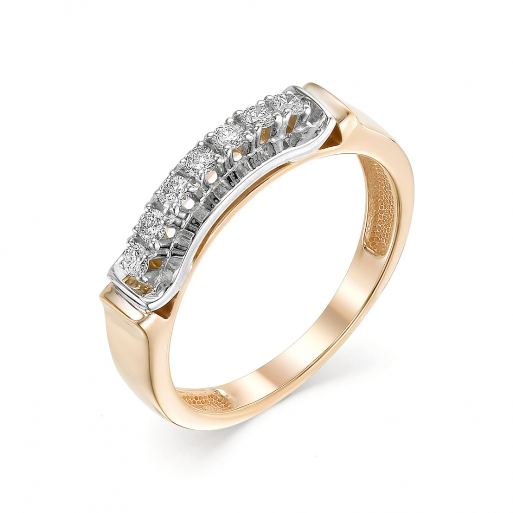 Кольцо из золота c бриллиантами 498-110 Кольцо (Au 585)