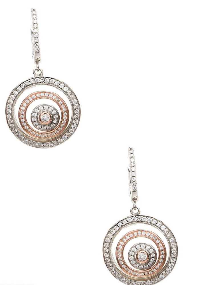 Серьги из серебра с кубическим цирконием 0370006028005 Серьги (Ag 925)