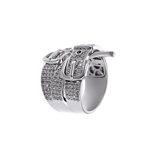 Кольцо из серебра с кубическим цирконием  5570008088604 Кольцо (Ag 925)