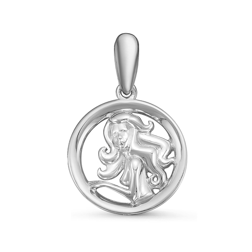 Подвеска из серебра знак зодиака Дева с035827 Подвеска зодиак (Ag 925)