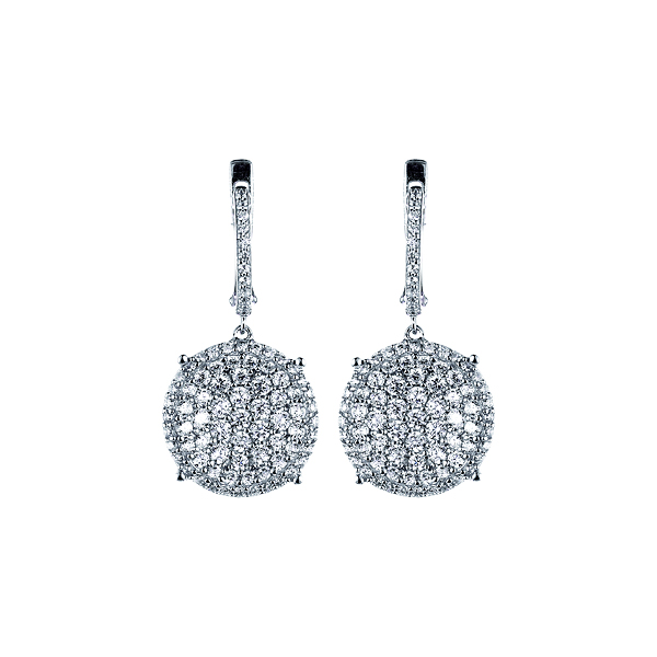 Серьги из серебра с кубическим цирконием 3670009073104 Серьги (Ag 925)