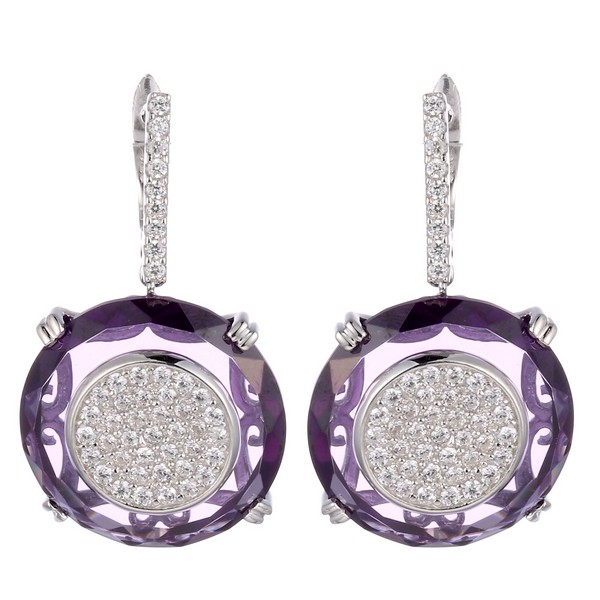 Серьги из серебра с кубическим цирконием 5570003054702 Серьги (Ag 925)