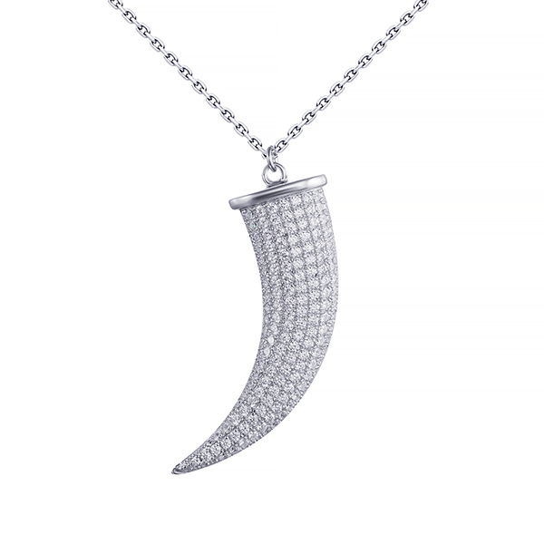 Колье из серебра с кубическим цирконием  1420005045303 Колье (Ag 925)