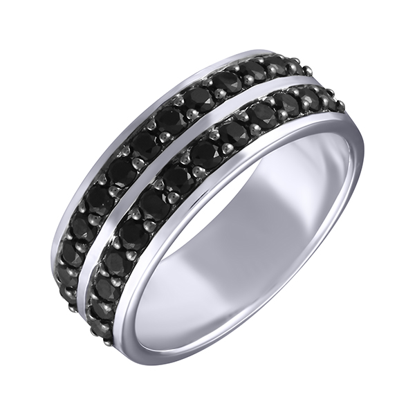 Кольцо из серебра с кубическим цирконием  1120002154307 Кольцо (Ag 925)