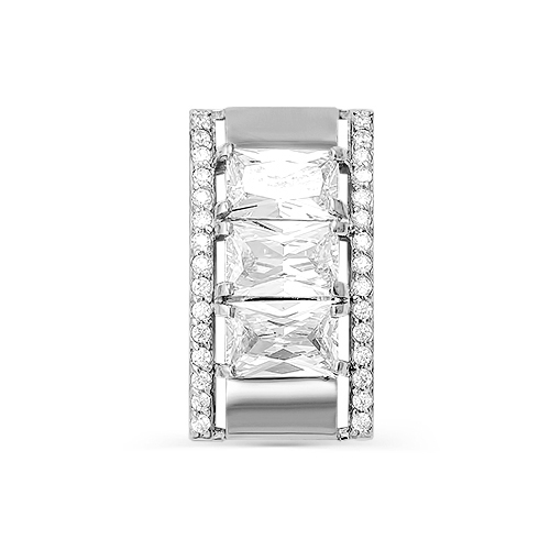 Подвеска из серебра с фианитами с033877 Подвеска (Ag 925)